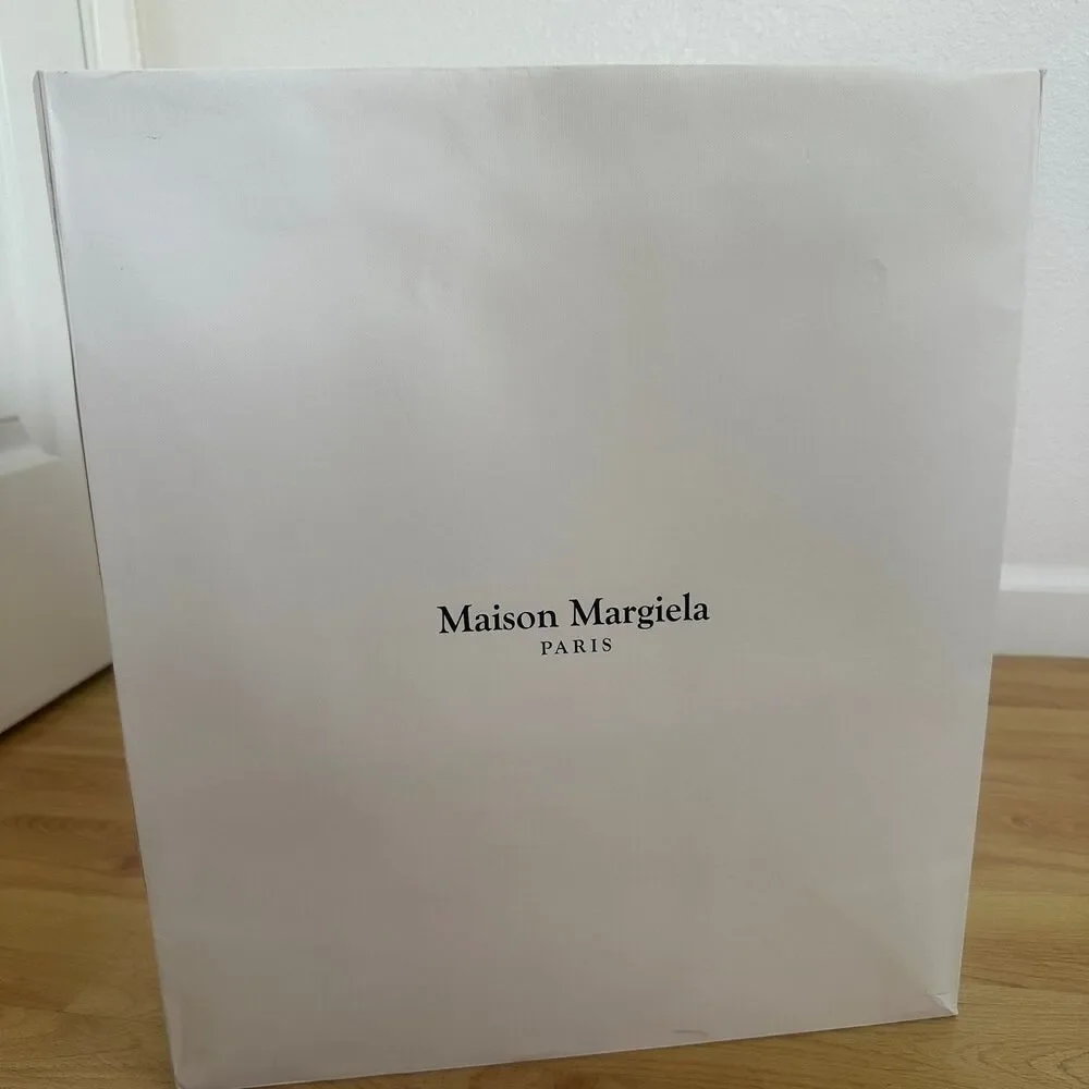 Maison Margiela Paper Shopping Bags Bundle x3 - 1 white medium & 2 white large